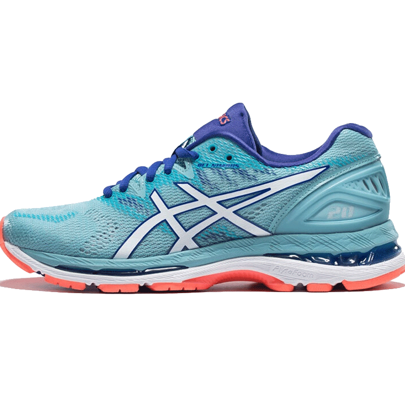 ASICS2018GEL-NIMBUS20春季女子跑步鞋T850N-1401 蓝色 38