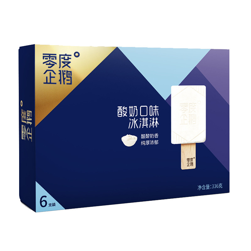 零度企鹅 酸奶口味冰淇淋336g