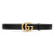 【直营】古驰（GUCCI）男士黑色拼黑棕色双色腰带 414516 AP00T【请勿购买】 【请勿下单】黑色414516AP0T 105