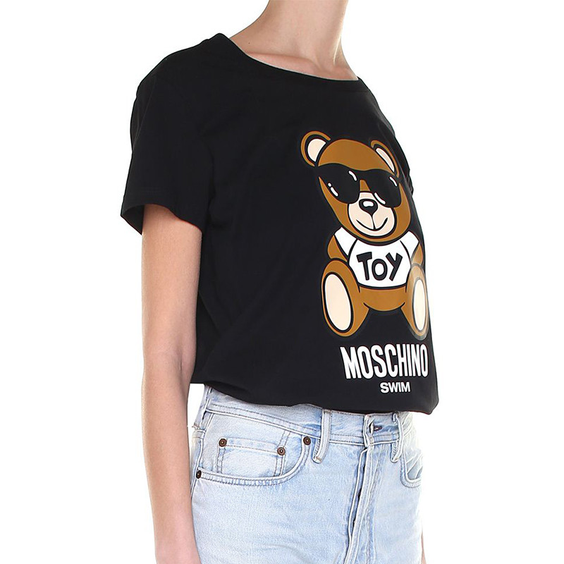 moschino toy小熊短袖t恤 s 黑色高清实拍图