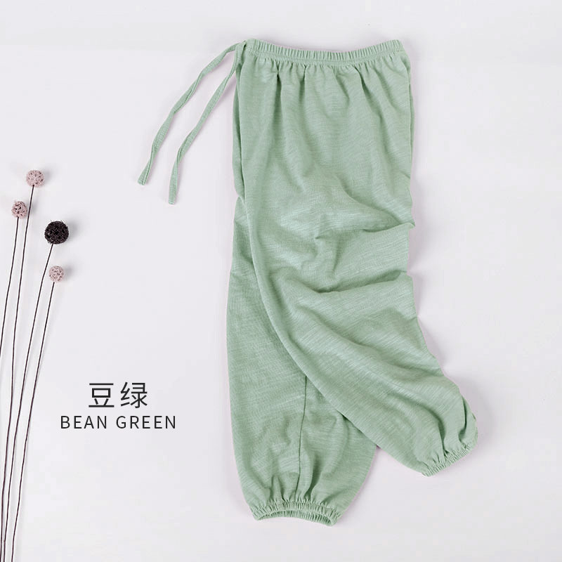 卡伴(Curbblan)儿童夏季多彩防蚊裤多彩适合身高90-145cm 140 豆绿