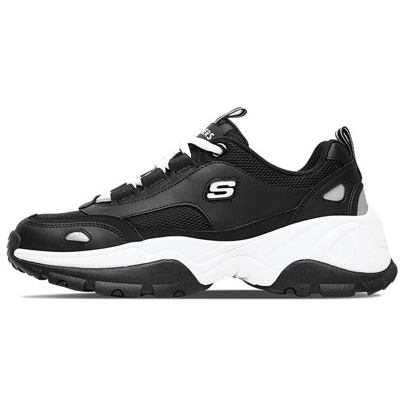 Skechers 斯凯奇女子D’LITES休闲鞋88888327/BKW 88888327_BKW 36.5