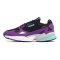 【自营】adidas阿迪达斯三叶草女鞋Falcon休闲鞋复古老爹鞋CG6216 CG6216黑色+活力紫+传奇紫 36码