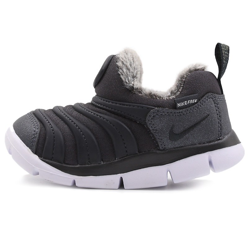 耐克儿童（NIKE KIDS）运动户外男女婴童19新款内加绒保暖轻便一脚蹬毛毛虫休闲鞋AA7217 AA7217-002（婴童） 10C（27码）