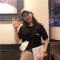 与牧2019夏装新款独角兽刺绣白色T恤女短袖宽松上衣学生0212_2 0211白色 XL