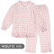红豆(HODO)2019年夏季全棉格子居家四季节薄款男童女童儿童家居服套装_1 110cm 6J112