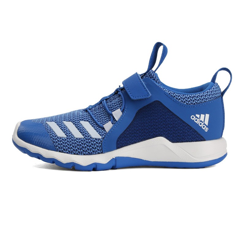 阿迪达斯儿童（ADIDAS KIDS）运动户外男女小童大童魔术贴轻便跑步鞋CQ1681/CQ0101 D97604（小童） 6（39码）