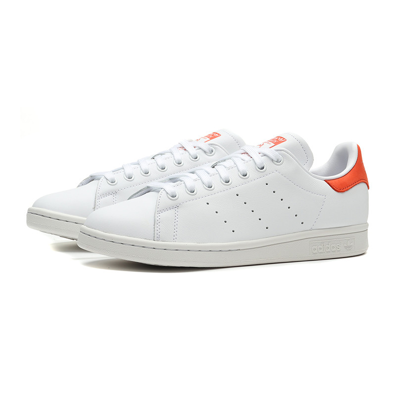 adidas阿迪达斯三叶草男鞋STAN SMITH小白鞋板鞋休闲鞋运动鞋BD8023 BD8023白色+橘色 39码