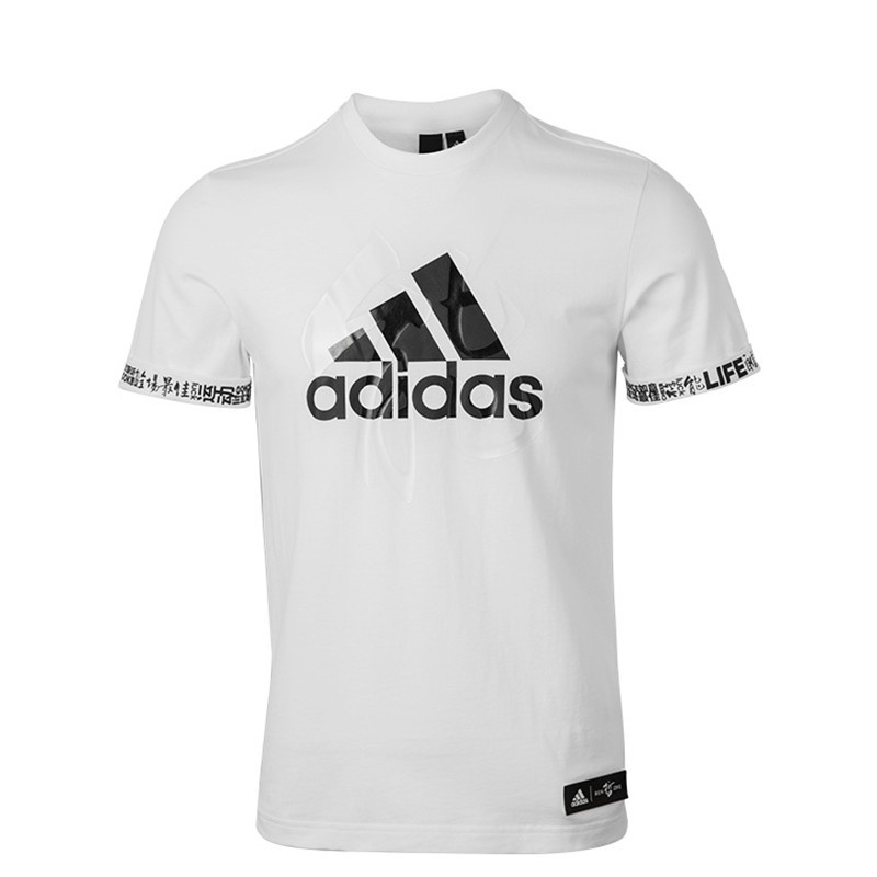 Adidas阿迪达斯短袖男装上衣2018秋季新款运动休闲T恤CV6998 EA2108 175/96A/M