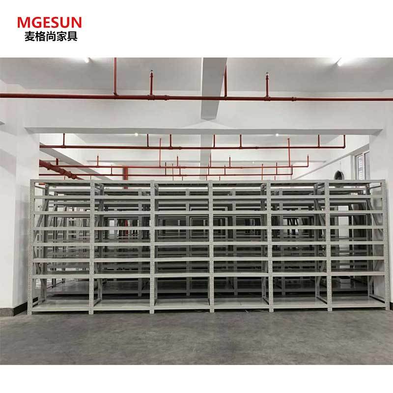 麦格尚 货架MGS-HJ003 仓储/家用货架展示架 仓库储物架/置物架 库房储藏铁架 五金货架 蓝/白随机发货