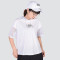 李宁(LI-NING)女子短袖T恤夏季圆领棉质大码透气运动半袖AHSP29 AHSP292-1标准白 XXL/180