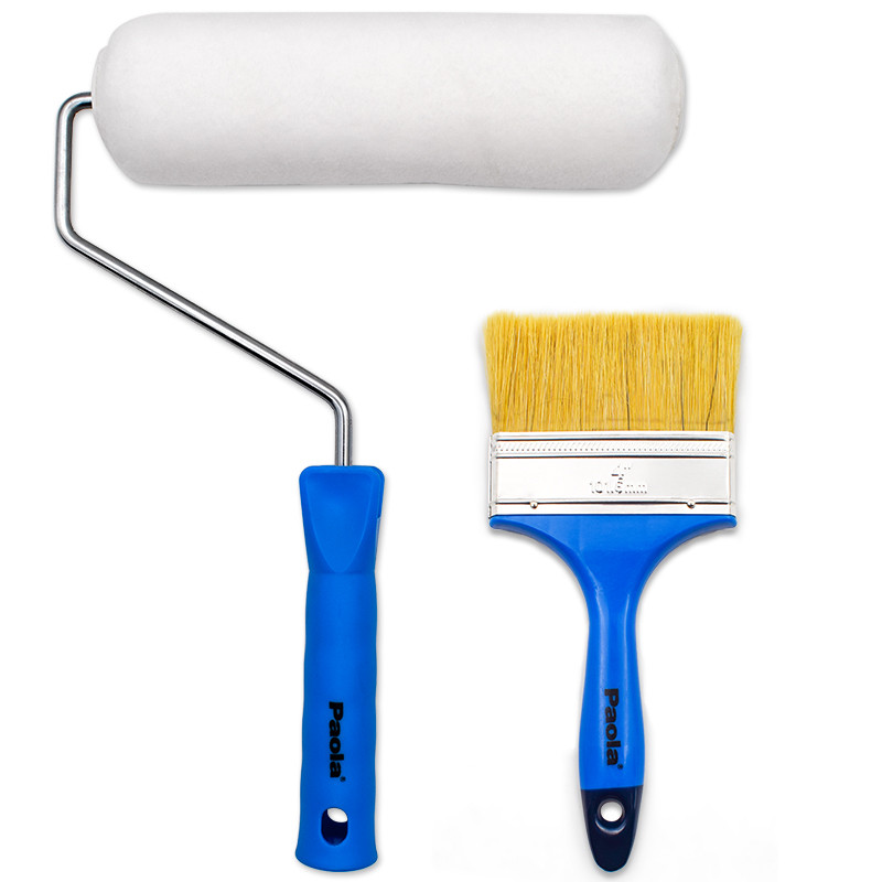 【苏宁自营】保拉(Paola) 滚筒刷子+油漆刷套装 乳胶漆墙面漆防水涂料刷墙工具 5895