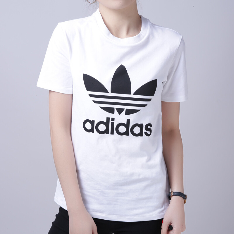 阿迪达斯（adidas）男女款运动休闲短袖T恤CW0710/CV9888/CV9889 CV9889（女） S