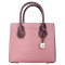 MICHAEL KORS 迈克·科尔斯 MK女包 MERCER系列皮革中号风琴款手提包单肩斜挎包 30F8GM9M6I 樱桃红拼粉30F8GM9M2T