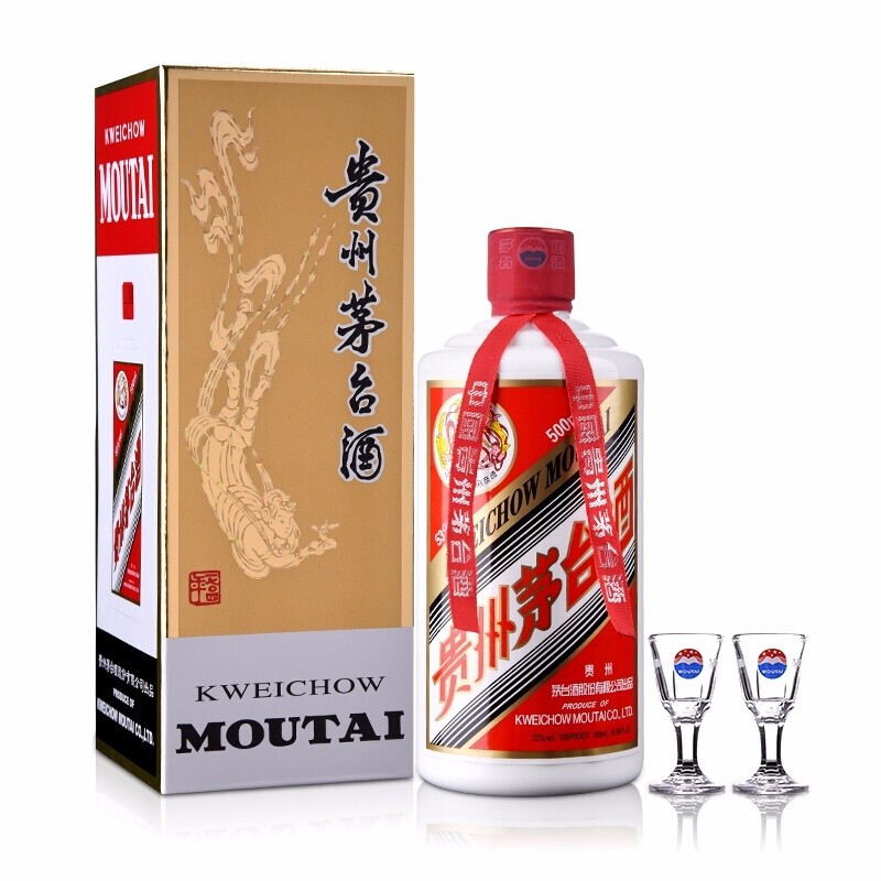 53度贵州茅台 飞天酱香型白酒 53度 500ML 2016年飞天