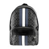 COACH 蔻驰 奢侈品 欧美时尚男士单肩包黑灰色人造革单肩双肩背包