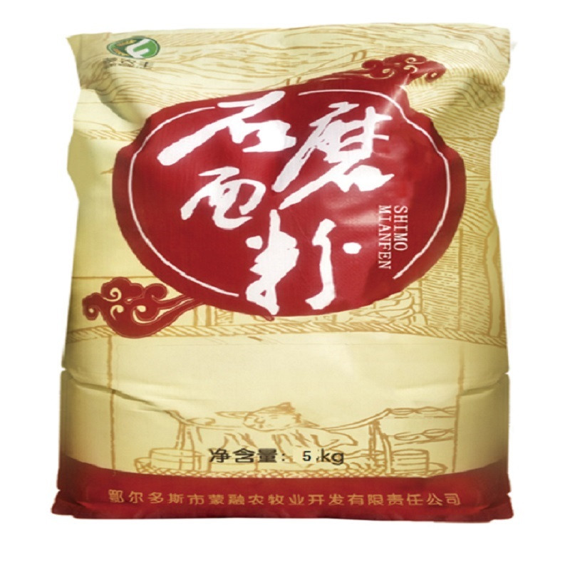 蒙农丰石磨面粉 5kg 正宗面粉 白色