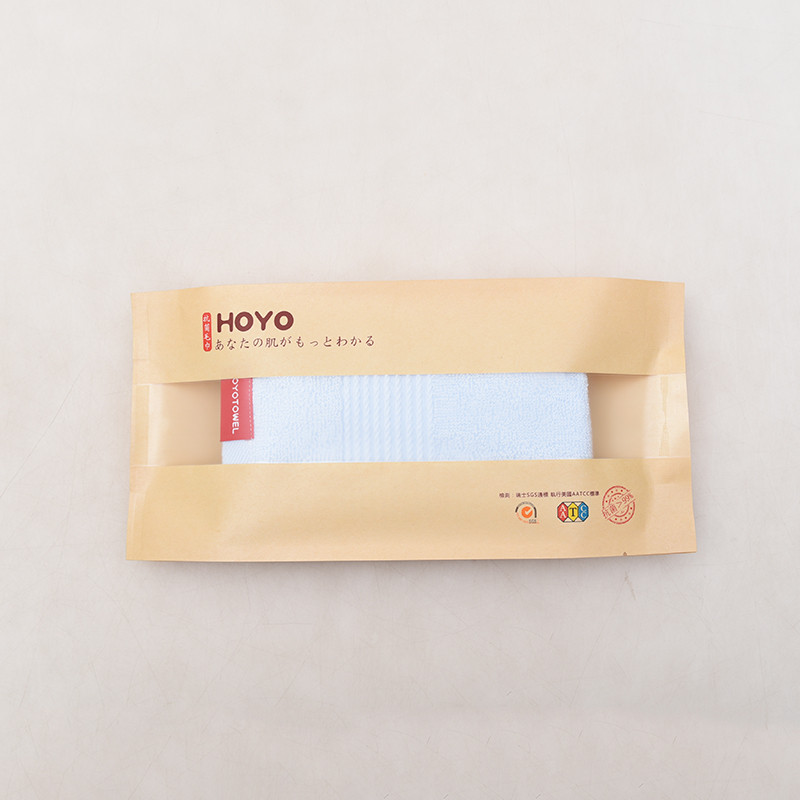 HOYO 7373-抗菌牛皮纸方巾单条装 棕色