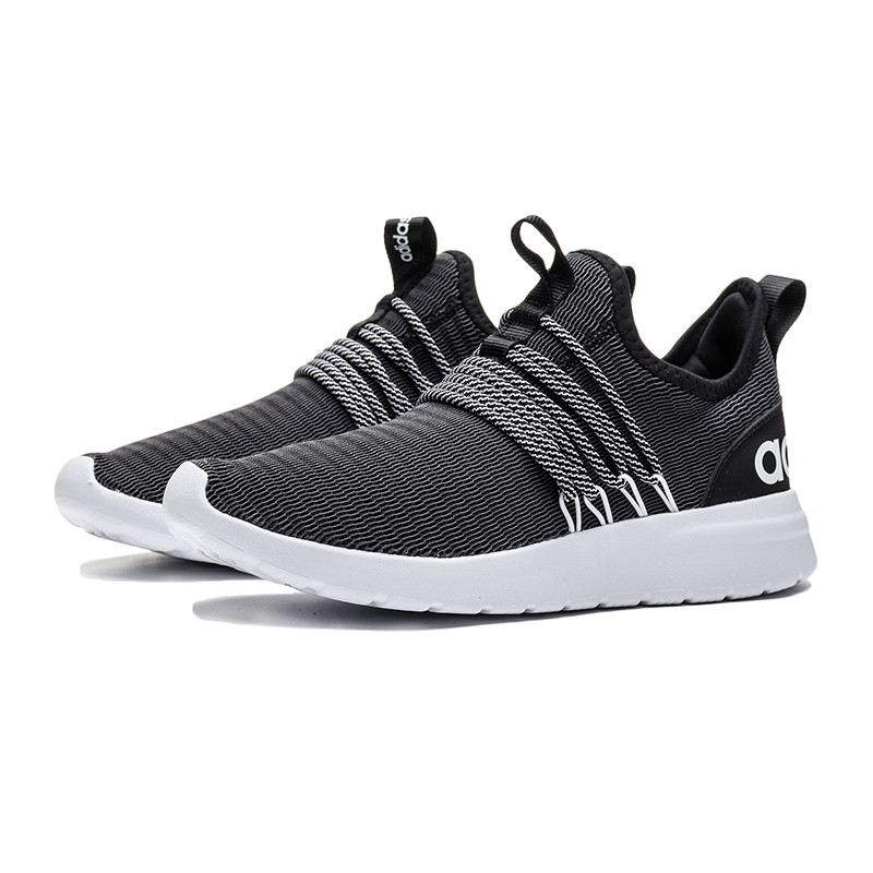adidas阿迪达斯NEO男鞋新款运动休闲鞋F36661 F366611号黑色+五度灰 44码