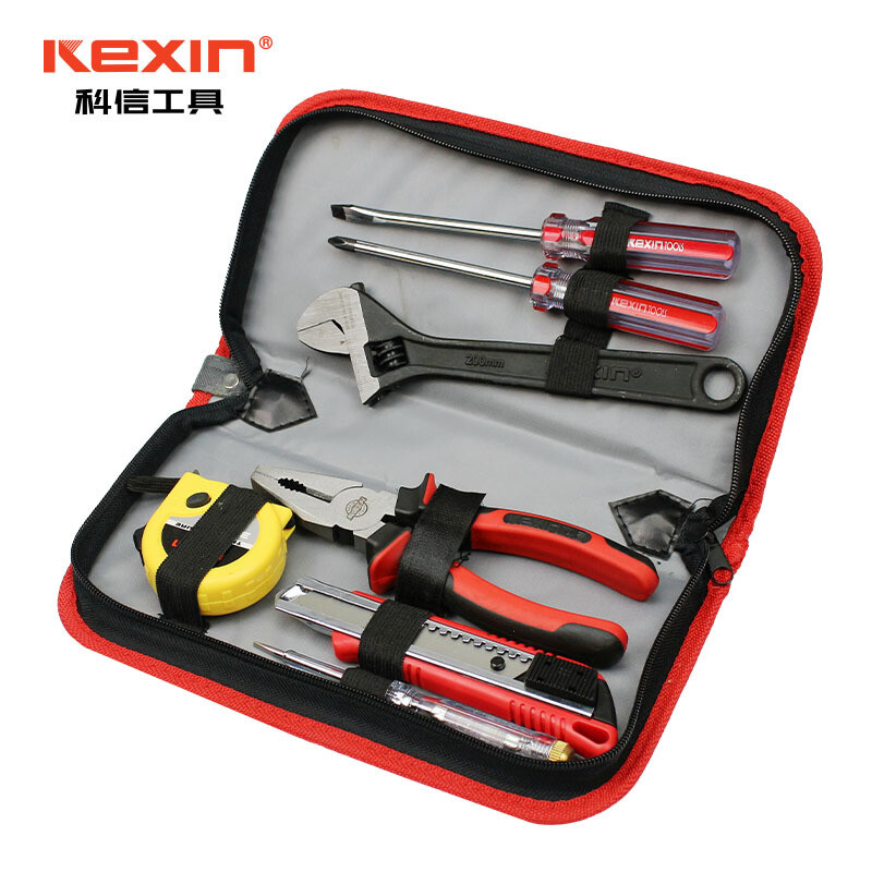 科信(kexin) 7件家用工具组套 五金工具牛津包组套 KX9007