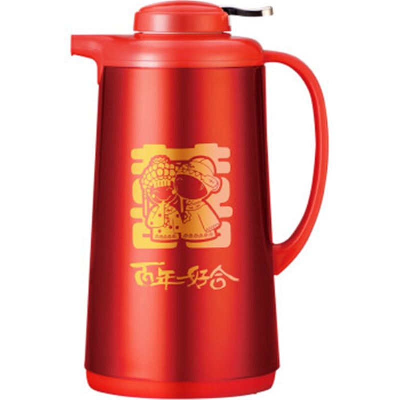 清水（SHIMIZU）家用保温水壶 3286 大红 1.9 红色