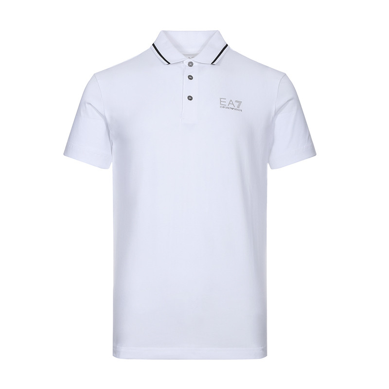 EMPORIO ARMANI EA7 阿玛尼 男士棉质POLO衫 3GPF08 PJP6Z 0100-白色 XXL