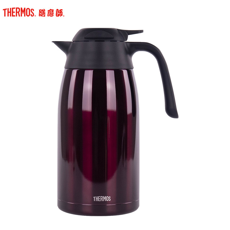 膳魔师（Thermos）精品保温壶/水壶 THX-2000 2L大容量 304不锈钢 两色可选 办公/会议/通用