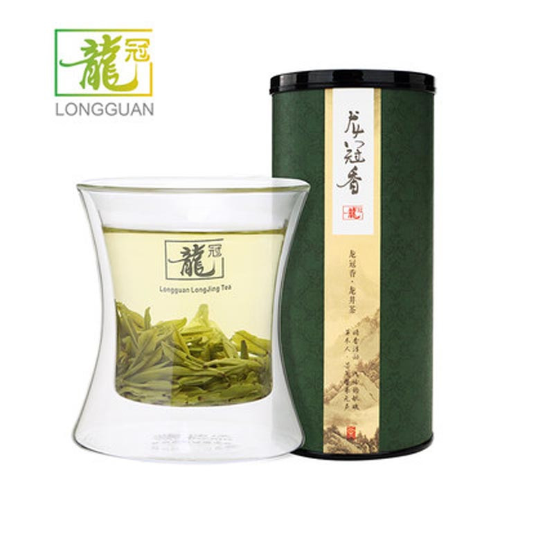 2019新茶上市西湖龙冠龙井茶叶绿茶龙冠香单罐125g正宗新品