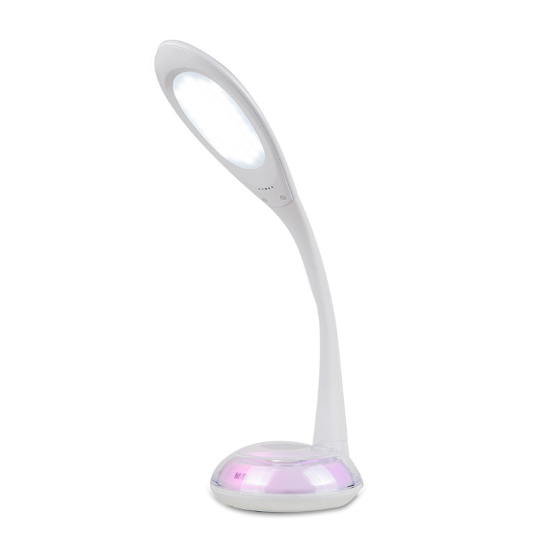 晨光LED幻彩触控护眼台灯(5W/白色)AEA98531 白色
