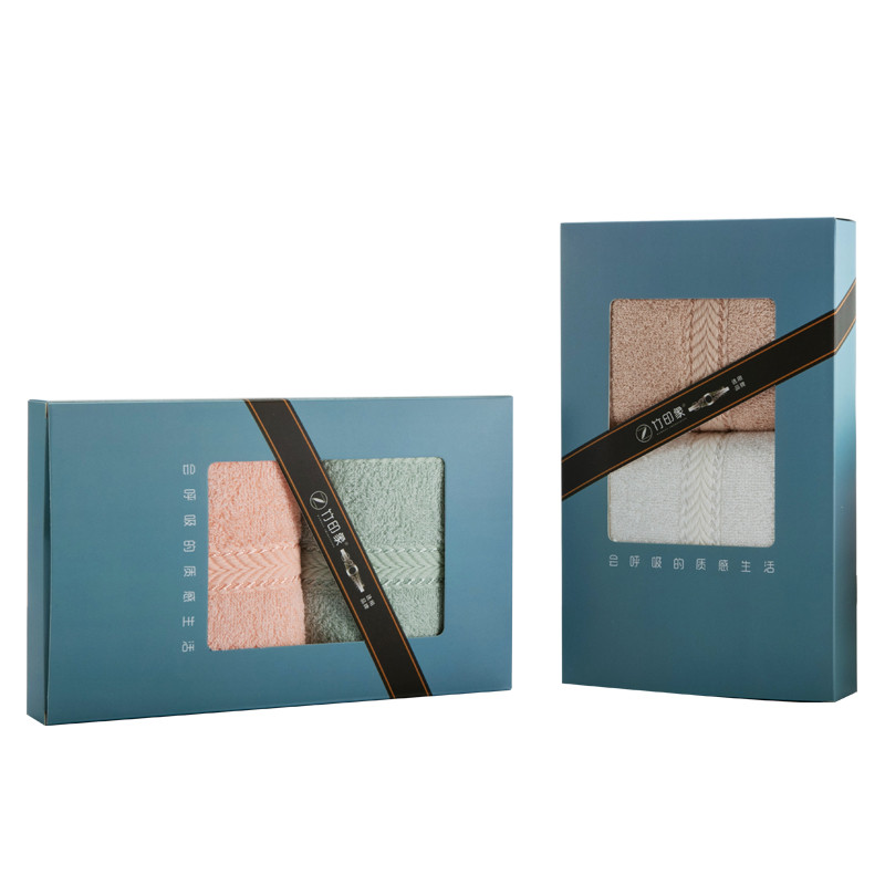 竹印象(BAMBOO IMPRESSION) 祥和小糖果 竹纤维毛巾两件套礼盒 zyx-01002-5 不支持零售 薄荷绿