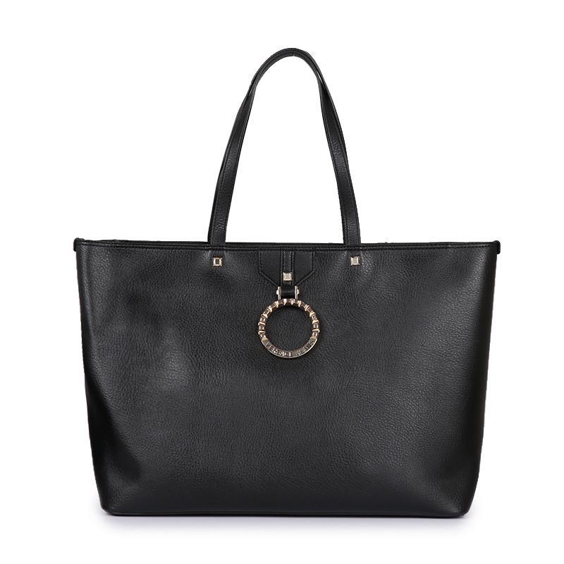 Versace JEANS 范思哲 女士聚酯纤维手提包单肩包 E1VTBBA6 70880 899-黑色