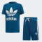 阿迪达斯三叶草儿童（ADIDAS KIDS）运动男女小童短袖短裤运动套装DW9709/DV2851 140 DV2851（小童）