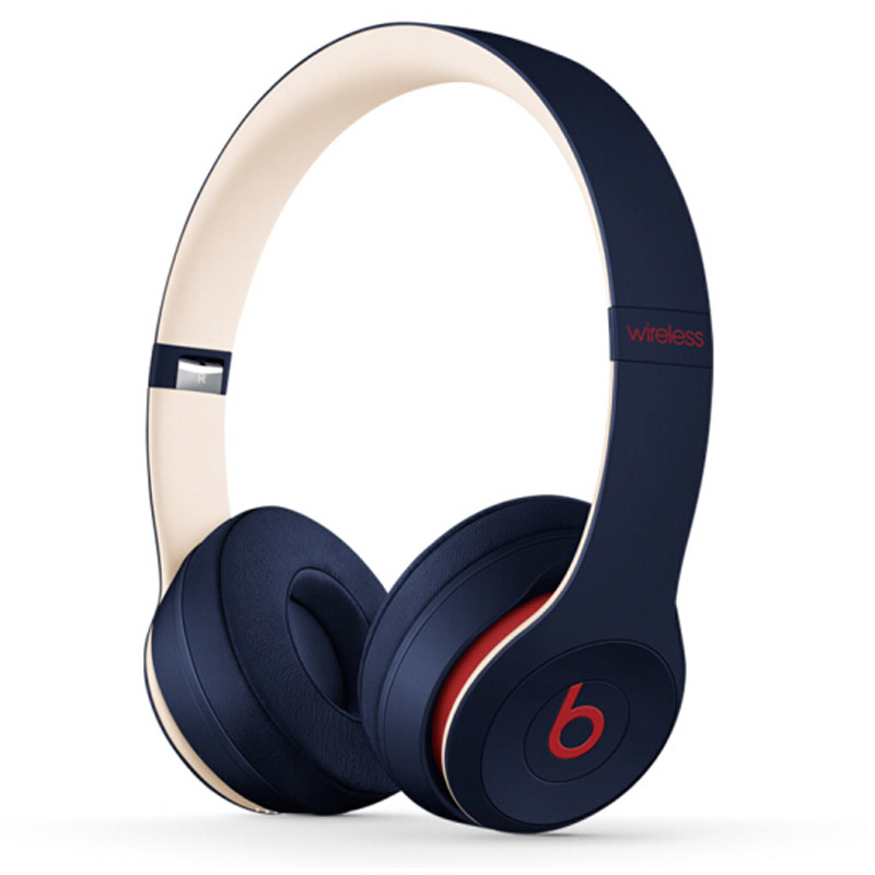 Beats Solo3 Wireless 头戴式无线蓝牙耳机音乐耳机 学院蓝