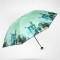 HONDAR 四折罗曼城堡防UV晴雨两用防紫外线防晒伞1559X 2#