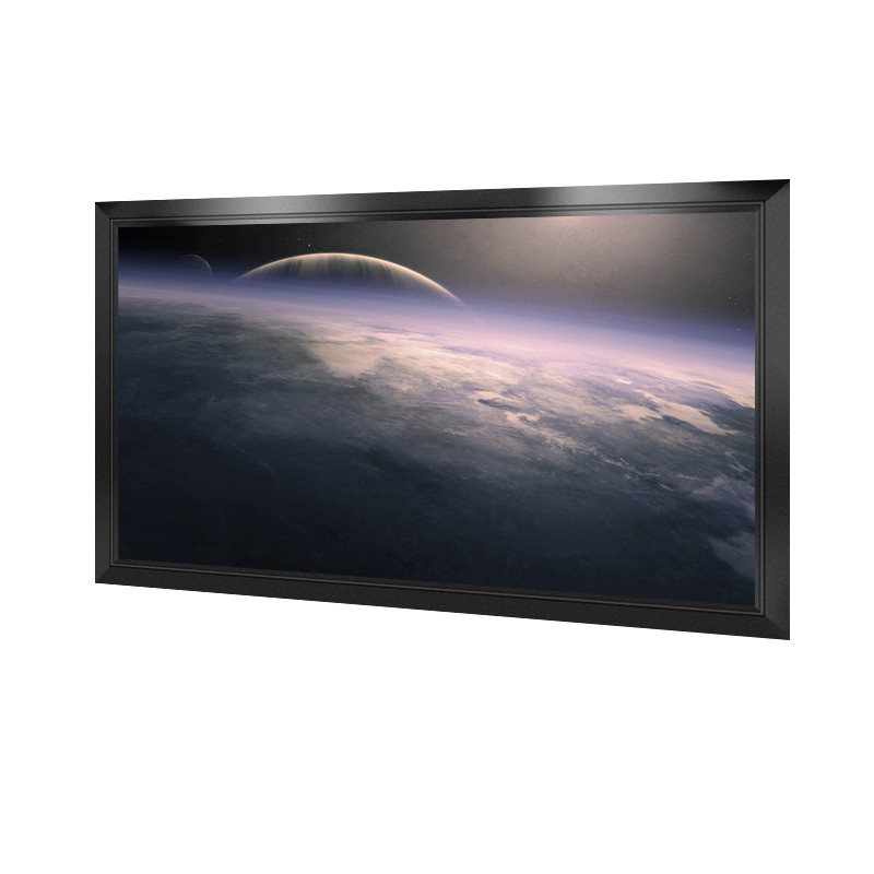 红叶180寸高清3d灰弹画框幕布金属169