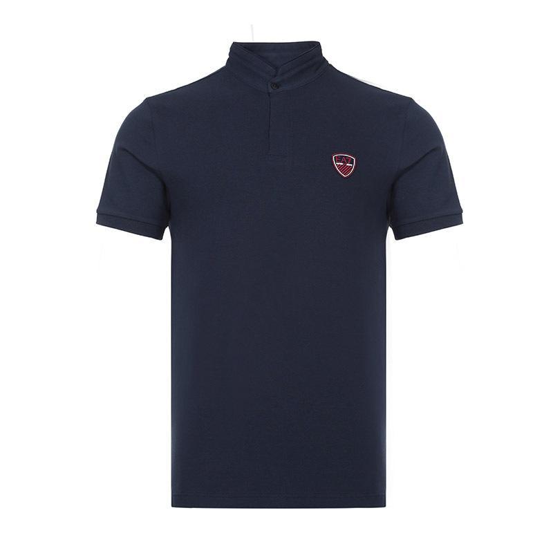 EMPORIO ARMANI EA7 阿玛尼 男款棉质短袖POLO衫 3GPF84 PJ04Z 1554-海军蓝 M