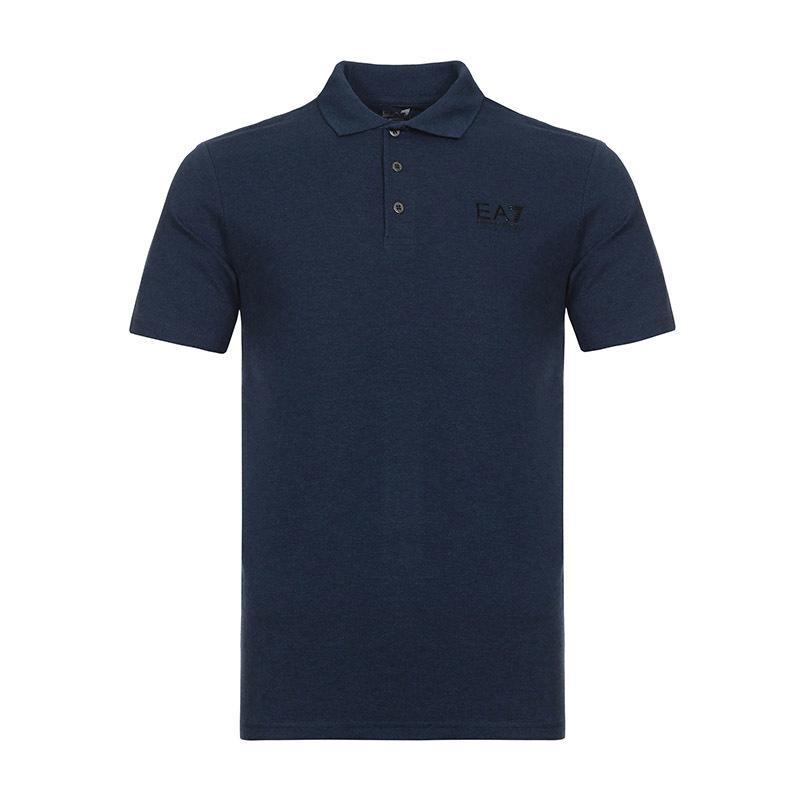 EMPORIO ARMANI EA7 阿玛尼 男款棉质短袖POLO衫 3GPF52 PJ04Z 3503-蓝色 M