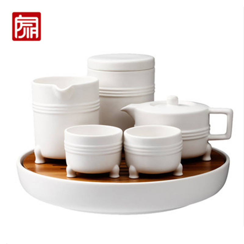 JIA INC故宫日常美学弦纹茶组---JNP370 白色