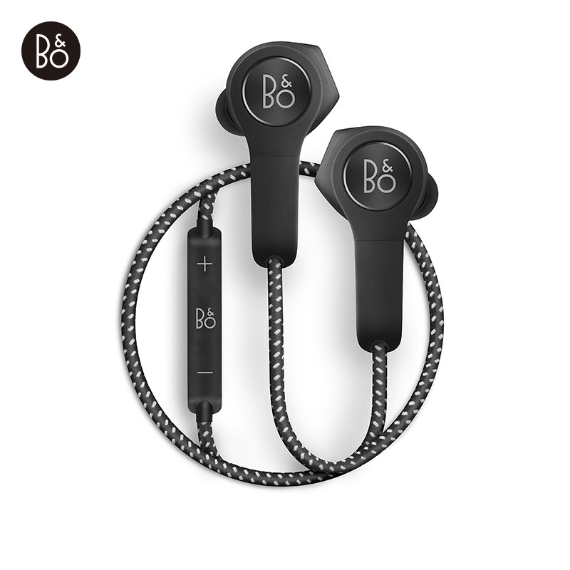 B&O PLAY beoplay H5 入耳式蓝牙无线耳机 磁吸运动耳机 手机游戏耳机 跑步带麦可通话 Black