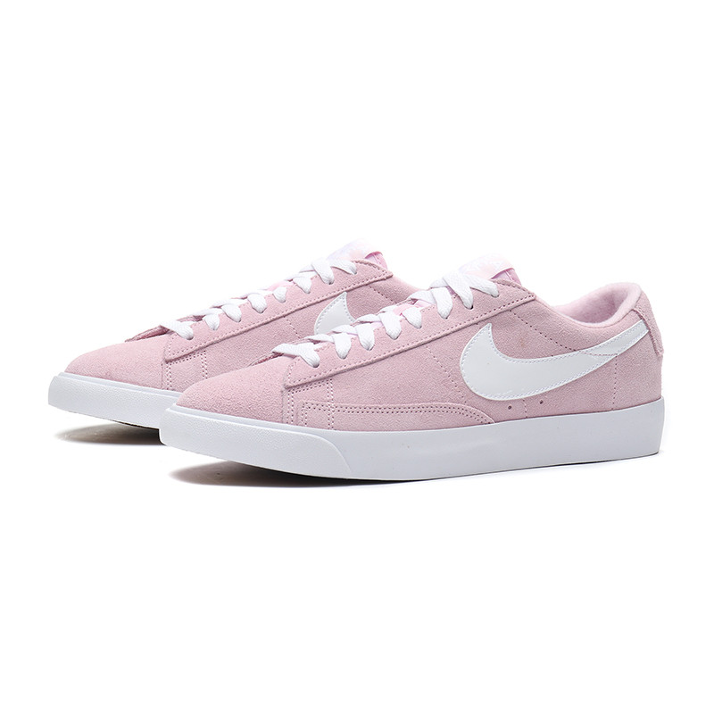 【自营】NIKE男鞋板鞋BLAZER时尚休闲轻便系带低帮运动鞋BQ6813 BQ6813-600粉色+白 39码