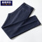 雅鹿男装男士时尚宽松休闲裤韩版商务直筒裤男修身裤子A19101925 29(165/74A） 藏青