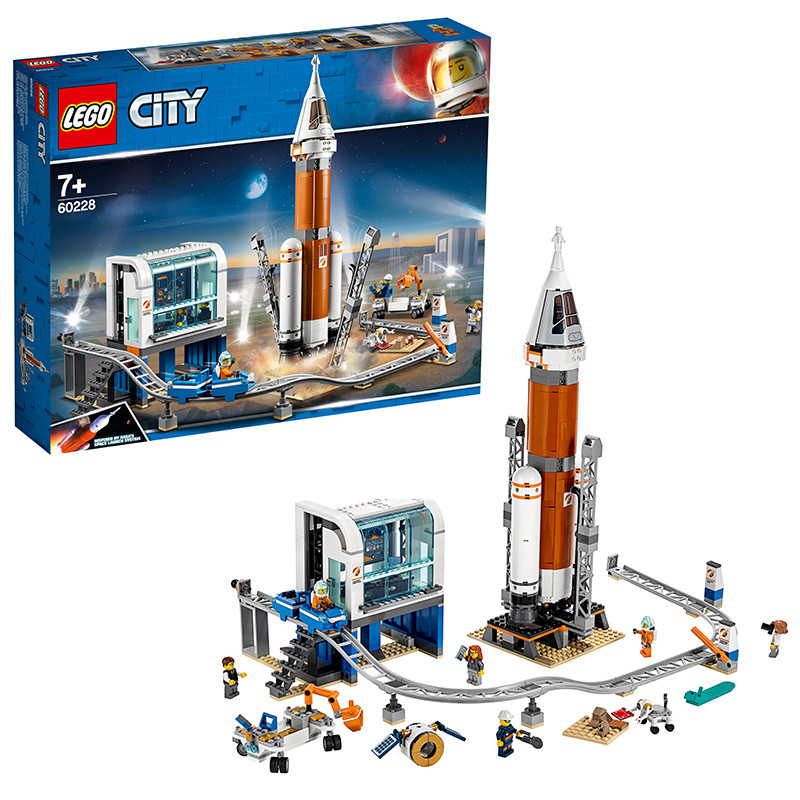 LEGO乐高 City城市系列 深空火箭发射控制中心60228