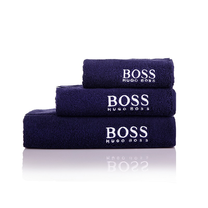 HUGOBOSS PLAIN毛浴巾三件套MYJ-003-5 深蓝色