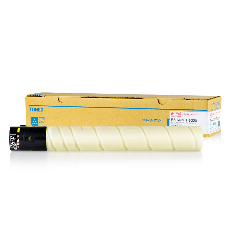 天威 TN220-四色套装 适用柯尼卡美能达Konica Minolta C221 221s碳粉281 7122墨盒 黄色