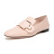 BALLY 巴利 女士 金属扣皮质便鞋可踩脚平底鞋 MAELLE 504-裸粉色 4.5