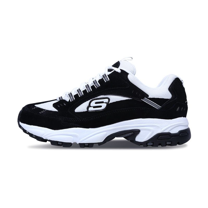 SKECHERS斯凯奇LIFESTYLE系列男士绑带运动鞋休闲鞋999688/BKW_1 999688/BKW 45