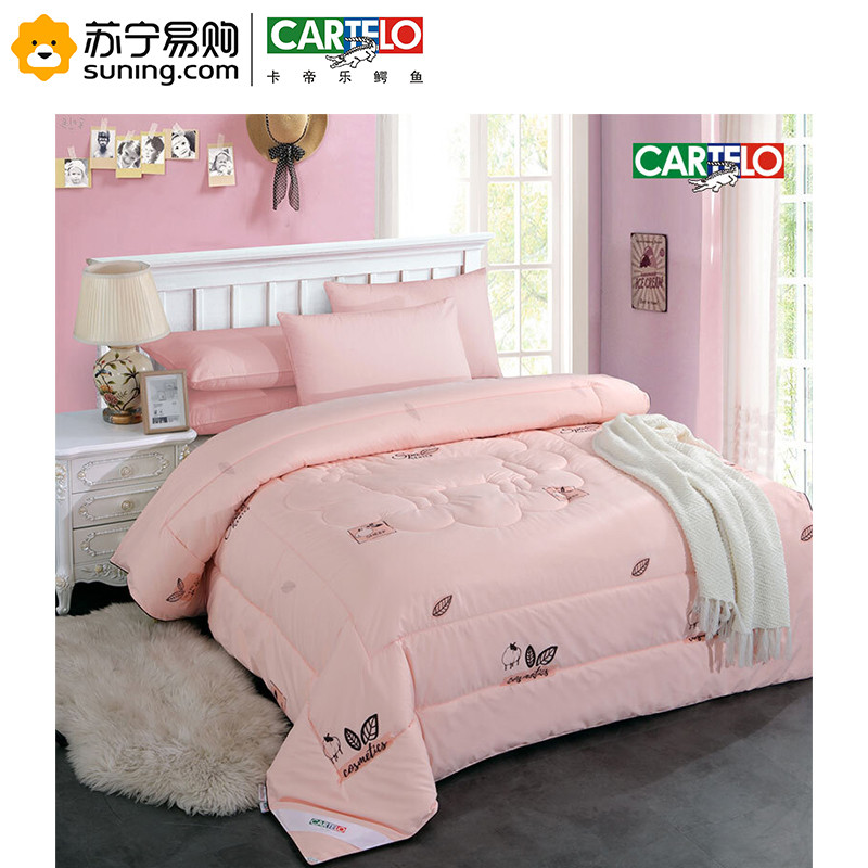 卡帝乐鳄鱼(CARTELO) CY-02B04 莱尔羊毛被 200*230cm 2000g（T） 米色