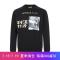 Versace JEANS 范思哲 男士棉质圆领长袖运动衫卫衣 B7GTA7FZ 30180 899-黑色 S