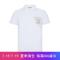 Versace JEANS 范思哲 男士棉质印花图案短袖POLO衫 B3GTA7P0 36610 003-白色 46