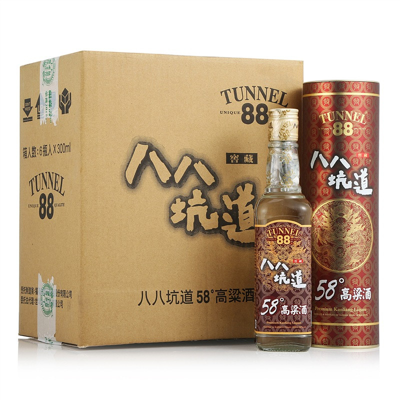 八八坑道 58度高粱酒300ml*6
